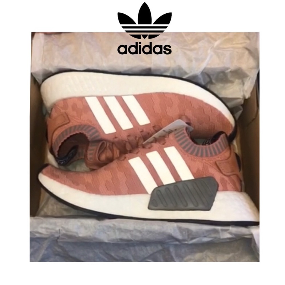 Adidas NMD_R2 Primeknit: Ash Pink Camo - Picture 5 of 7